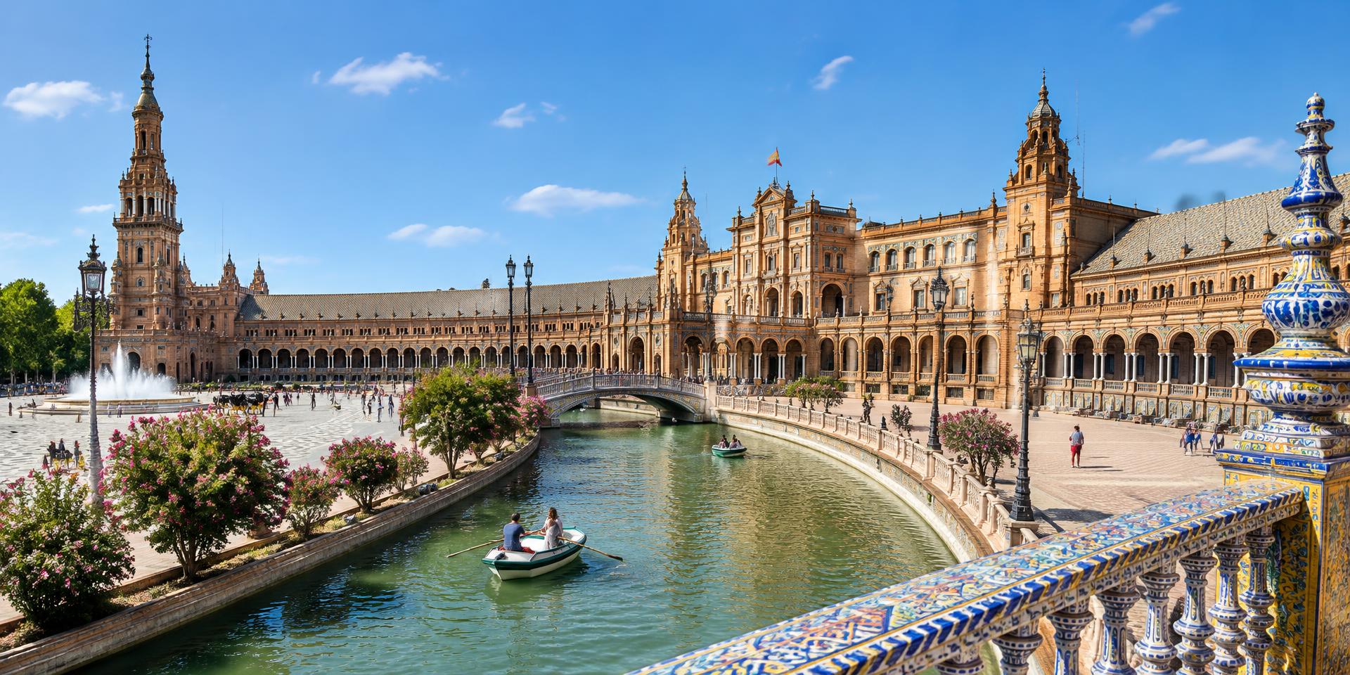 Plaza de España in sunny Seville